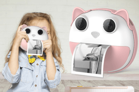 HelloBabyInc instant print camera. Photo: HelloBabyInc