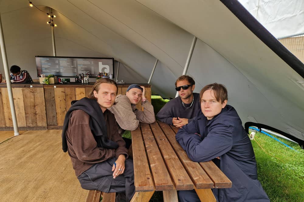Wunderhorse before making their Boardmasters main stage debut