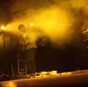 Scottish rock band Mogwai performs at the Arena stage at the Roskilde festival on July 4, 2014