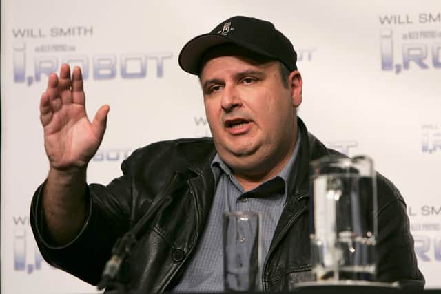 Australian film director Alex Proyas at an "I,Robot" press conference at Fox Studios July 19, 2004 in Sydney, Australia.