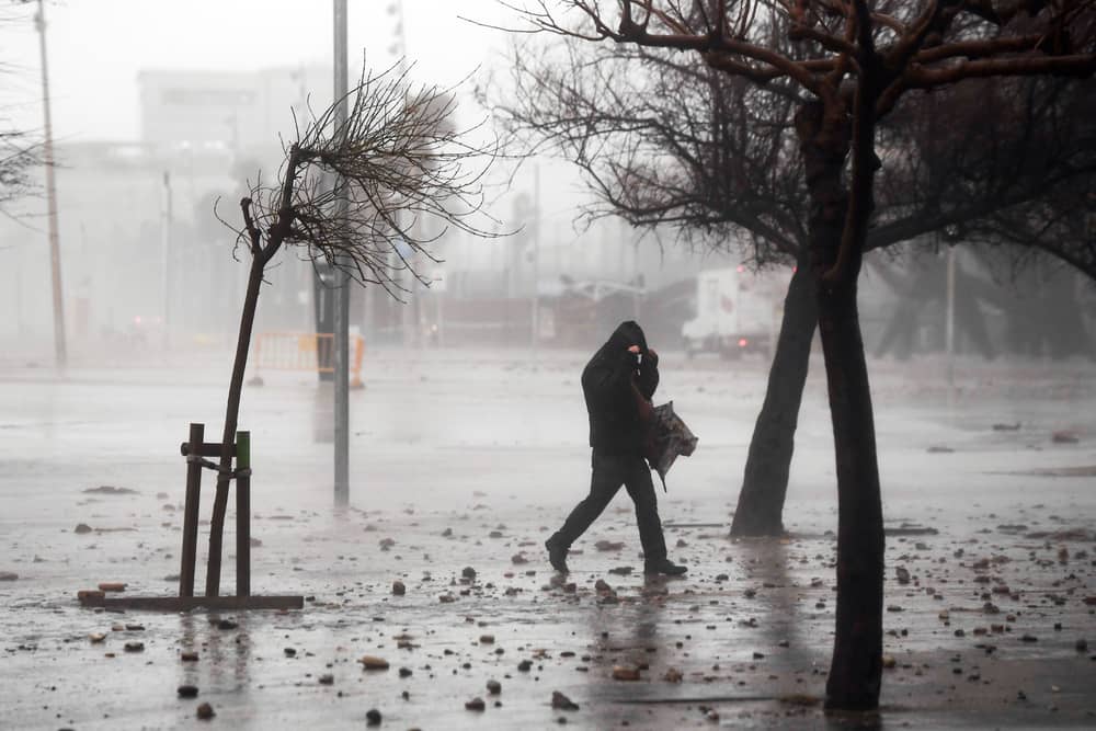 Tourist hotspots in Europe have been evacuated due to extreme storm warnings. (Photo: AFP via Getty Images)
