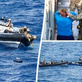 Royal Navy seizes £40m of cocaine from speed boat in drugs bust.