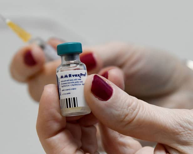Parents are being urged to vaccinate their children against measles ahead of the new school term. (Photo: SAVO PRELEVIC/AFP via Getty Images)