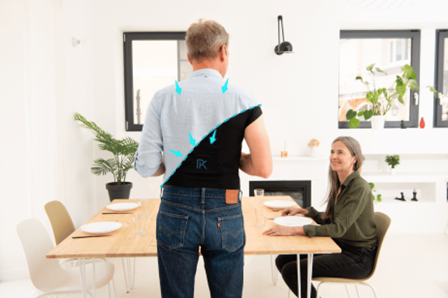 The Everyday Vest by Percko can help with your posture and back pain