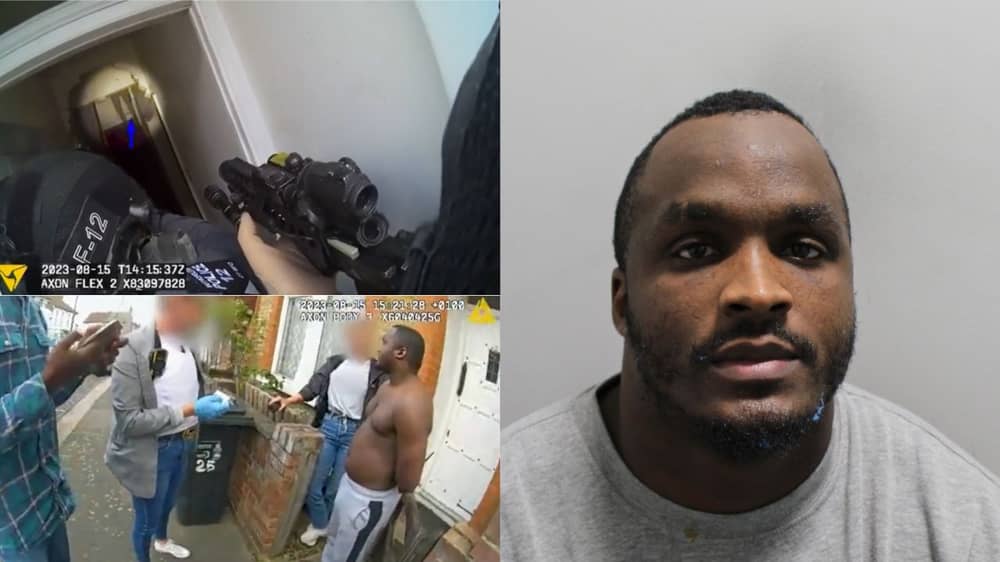 Police raid dealer’s home before he’s caught giving fake name.