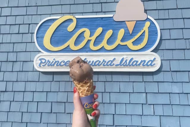 My ice cream from the famous Cow's Creamery. (Photo: Sarah McCann)