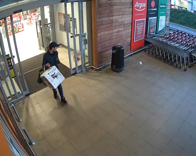 Michael King, 44, of no fixed address, was captured on CCTV stealing vacuum cleaners from a supermarket in Ely, Cambs.