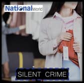 Silent Crime logo shoplifting theft shoplift thief