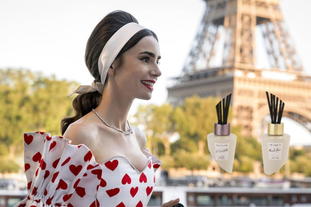 Aldi launches Emily in Paris inspired fragrances. Photo: Netflix/ Aldi