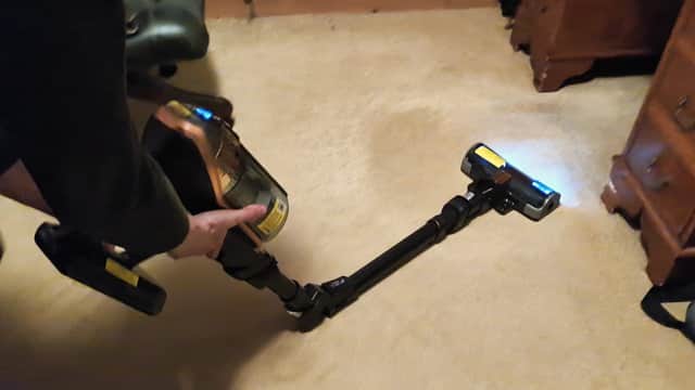 The bendy X Force Flex in action that allows it to flatten