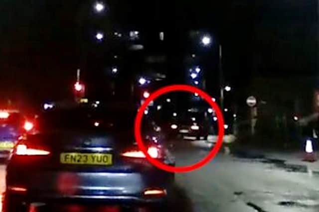 Declan Muers failed to stop for police and went through five red lights before crashing into two parked cars.
