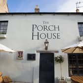 The Porch House - the oldest inn in England.