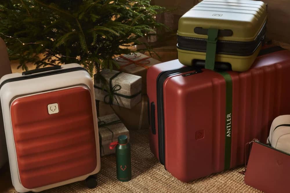 Antler is offering big savings on its heritage luggage