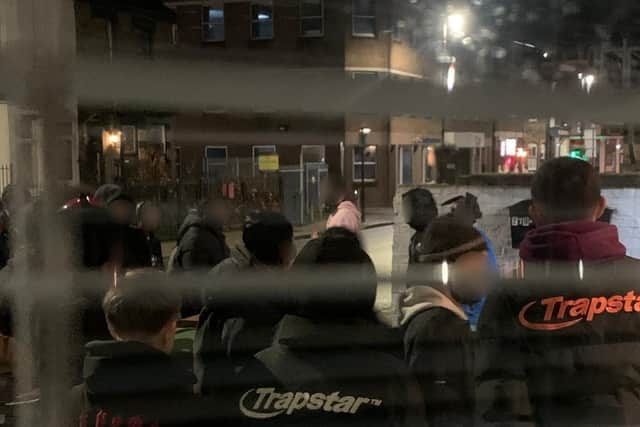 Large groups of youths attend the parties at 27 West Street.