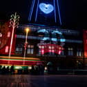 Magical light display welcomes Strictly Come Dancing to Blackpool Tower. Credit: Lucinda Herbert