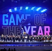 The Game of the Year award is presented onstage in 2021. (Photo by Kevin Winter/Getty Images)