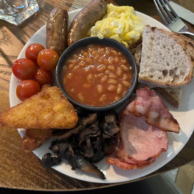 A hearty full English breakfast