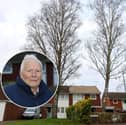 Worcester City Council insists the tree in Columbia Drive poses no immediate risk and has issued a protection order for it. Inset: Chris Davis 