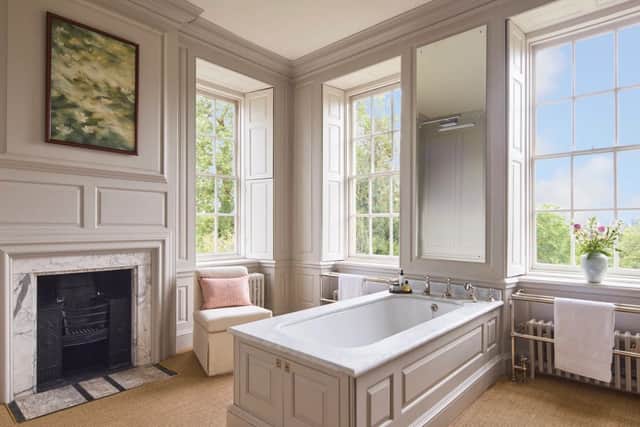 The bathrooms are all lavishly fitted out