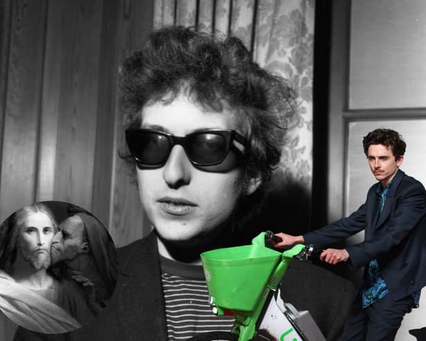 The Bob Dylan biopic, A Complete Unknown, opens in UK cinemas this weekend - but why was the singer, played by Timothée Chalamet, called "Judas" during a show in Manchester in 1966?