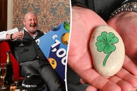 Lottery winner Andy Hornsby.