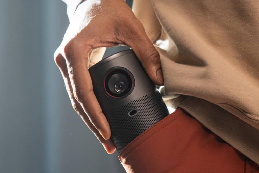The Nebula Capsule Air is small enough to fit in a trouser pocket
