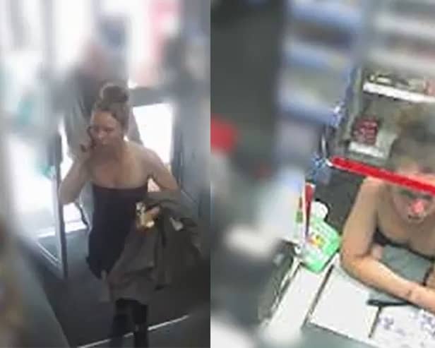 CCTV shows missing Charlene Hobbs on day before she was last seen.