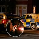 Stolen car crashes into wall...and gets seized