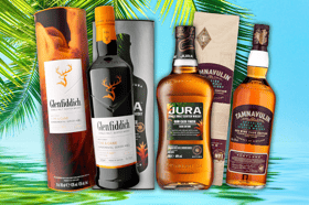 Three whiskies with distinct flavours on sale at Amazon
