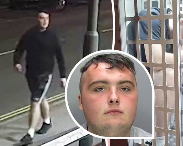 Video shows terrifying moment sex offender follows woman after night out before attempted rape