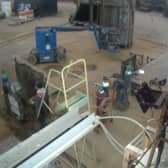 David Vinsome crushed between an excavation bucket and a fabrication table at Pallion Shipyard in Sunderland