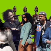 [L-R] The Last Dinner Party, The Cure, Charli XCX, Kendrick Lamar and Sam Fender are all vying for a BRIT Award at this years' ceremony.