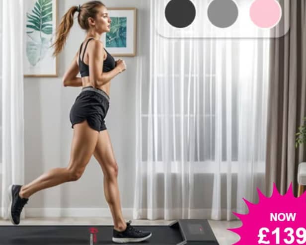 Get 78% off the shock-absorbing electric under desk treadmill – boost your productivity in style