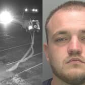 Man uses Land Rover Defender in attempt to steal ATM.