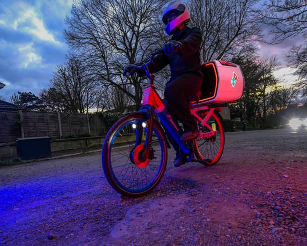 Domino's launches pothole-proof delivery bike