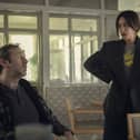 Chris O'Dowd and Rashida Jones in Black Mirror 'Common People'