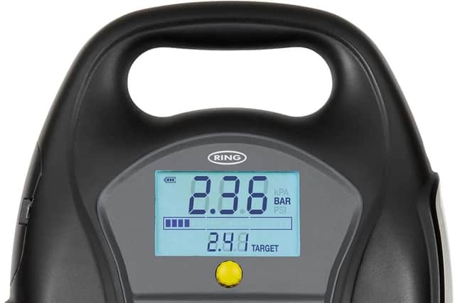 Cordless, quick and compact – the Ring RTC6000 is ideal for drivers without home access to an air pump