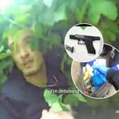 Drug dealer dumps gun and cocaine then asks police “can I call my dad?” during arrest