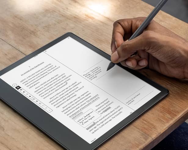 The Kindle Scribe combines distraction-free reading with powerful digital writing tools