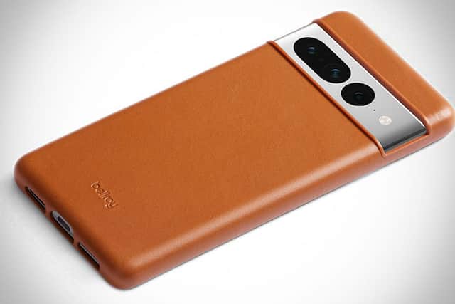 A leather phone case is the height of telecommunications luxury