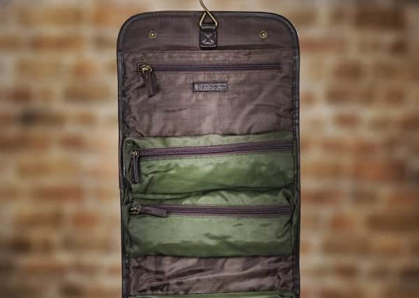 This Barbour wash bag is as stylish as it is practical