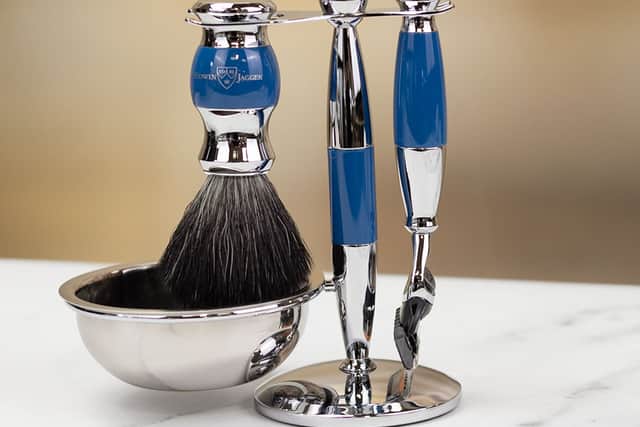 Shaving sets don't come much more posh than this one