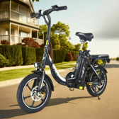 One of the AVDL foldable e-bikes available in the Wowcher deal – compact, road-ready and ideal for urban commuting
