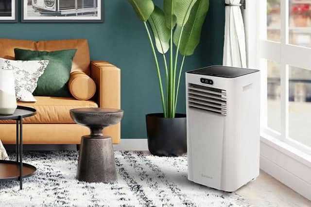 The MeacoCool MC Series Pro portable air conditioner blends easily into contemporary interiors while delivering powerful cooling.