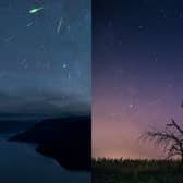 Meteor shower.