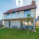 Set in an exclusive private estate, the holiday home is designed for luxury family living