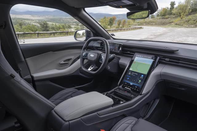 The interior is nicely designed, with a few annoying details, but otherwise spacious and practical