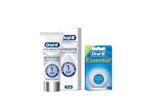 Oral-B bundle pairs the 3D White Clinical Intensive Whitening toothpaste