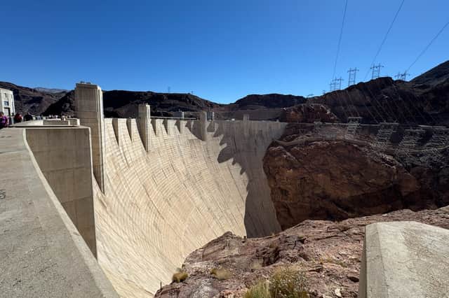 The Hoover Dam is just a short drive from Vegas
