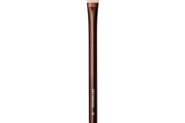 The new No 16 brush, perfect for applying the Unreal Liquid Highlighter from Hourglass Cosmetics